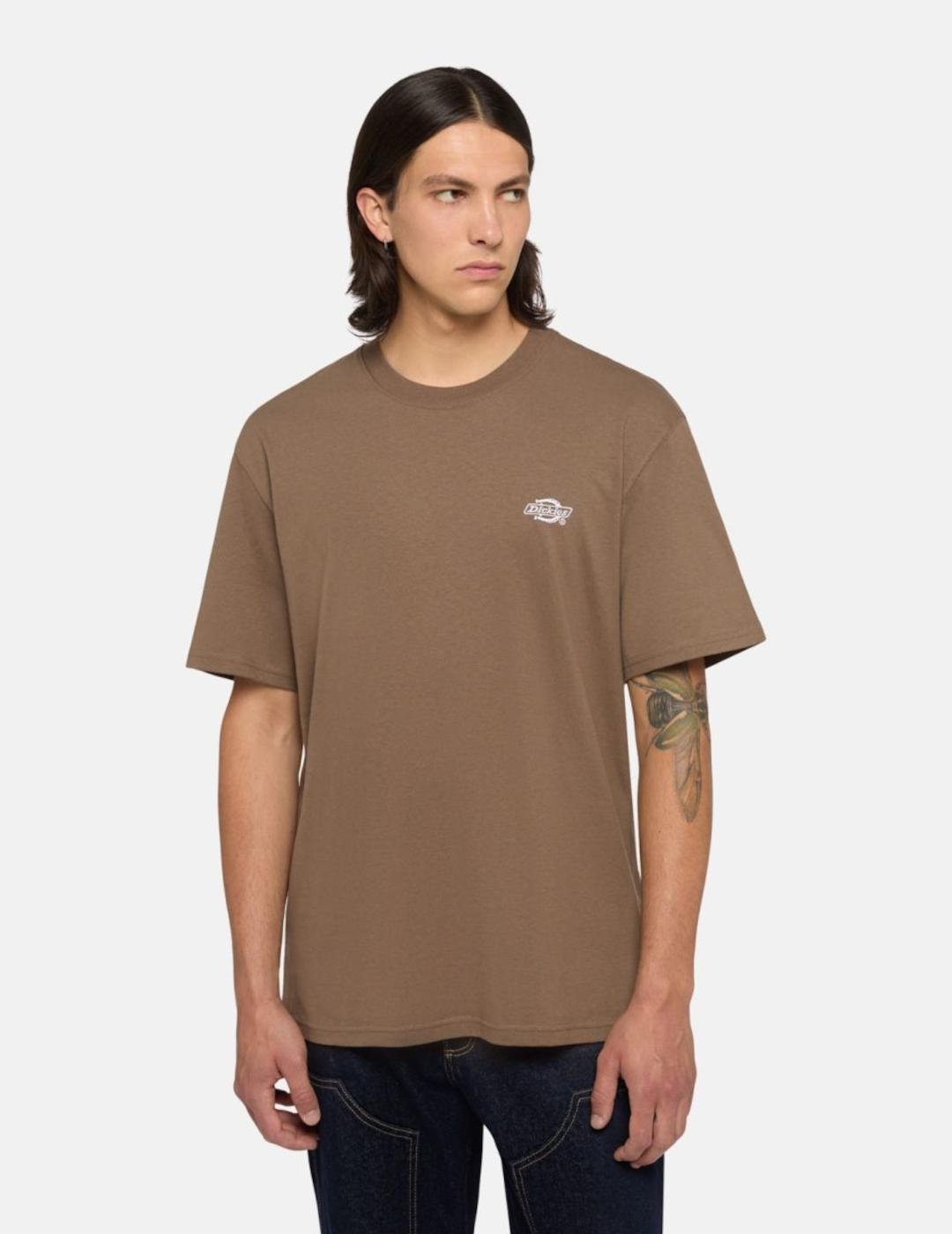 Dickies Camiseta Summerdale Marrón Hombre