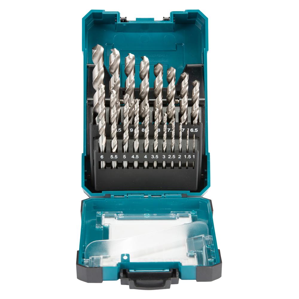 MAKITA D-67549 - Set de brocas de metal HSS-G, 19 pcs