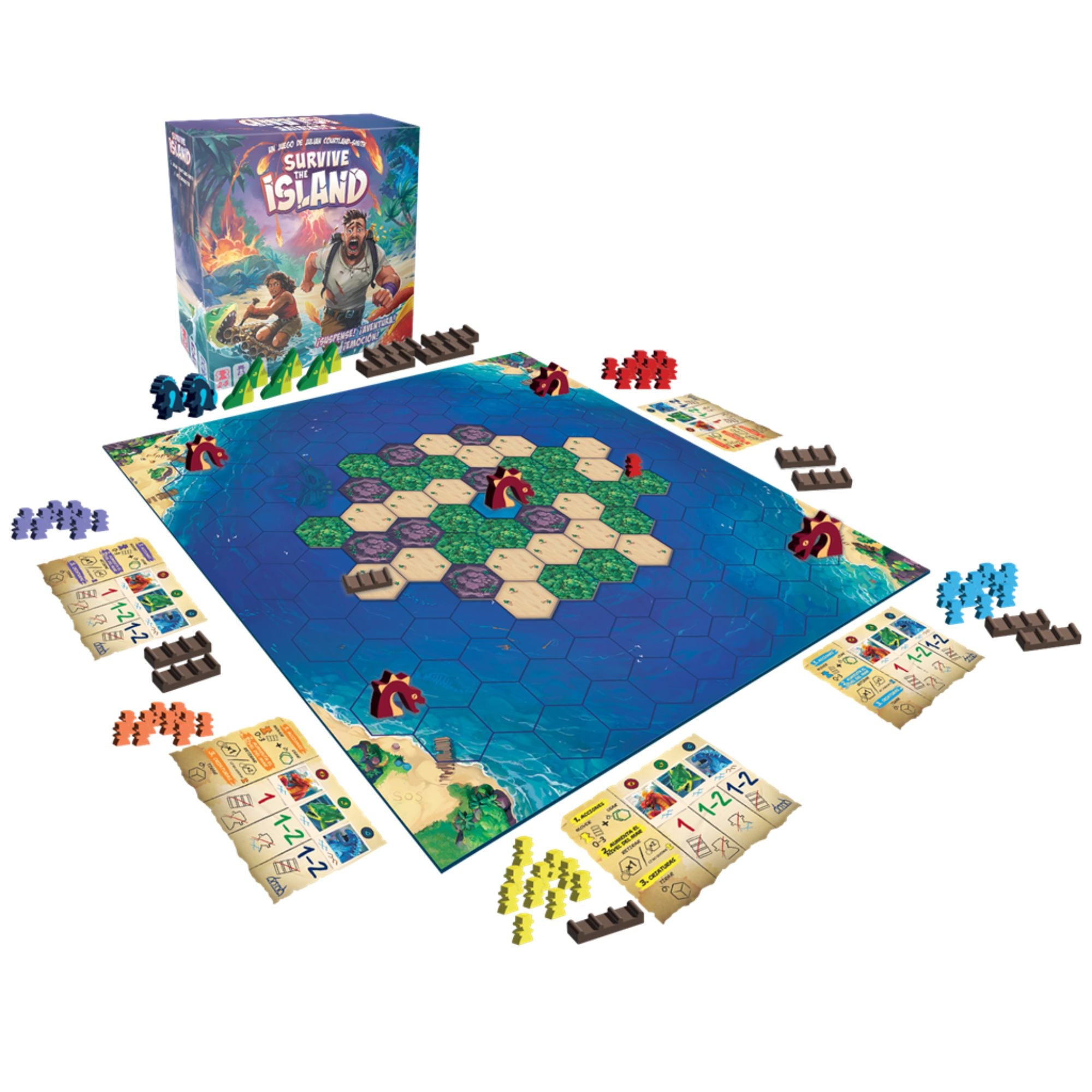 Asmodee – Juego de mesa Survive The Island Asmodee.