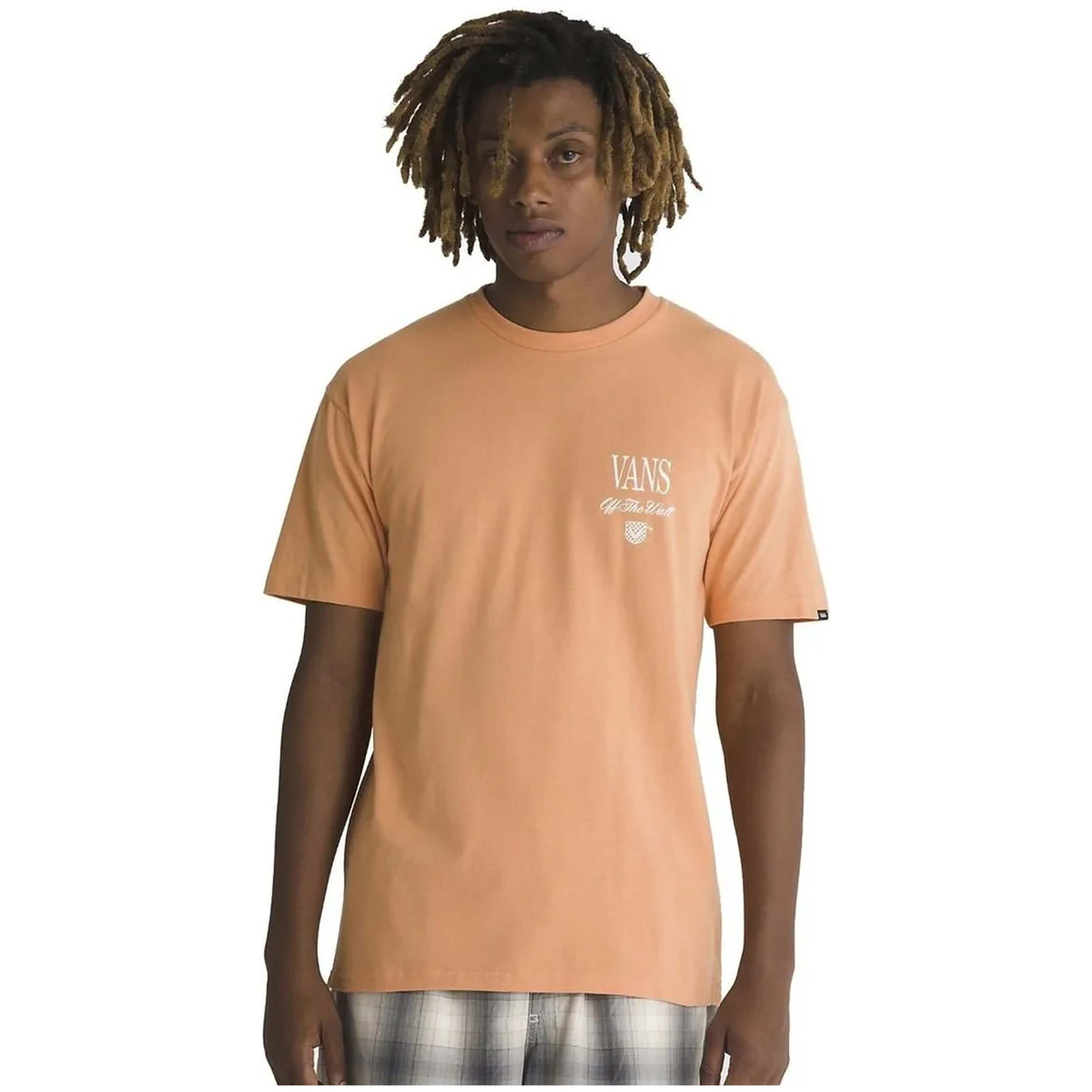 Camisetas De Manga Corta Vans modelo VN000G5QCR51 para Hombre en color Naranja
