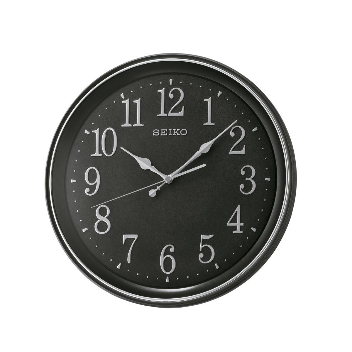 Seiko Reloj  Caja De Plástico Pulsera  De Color Negro Resistente Al Agua  Qxa798k