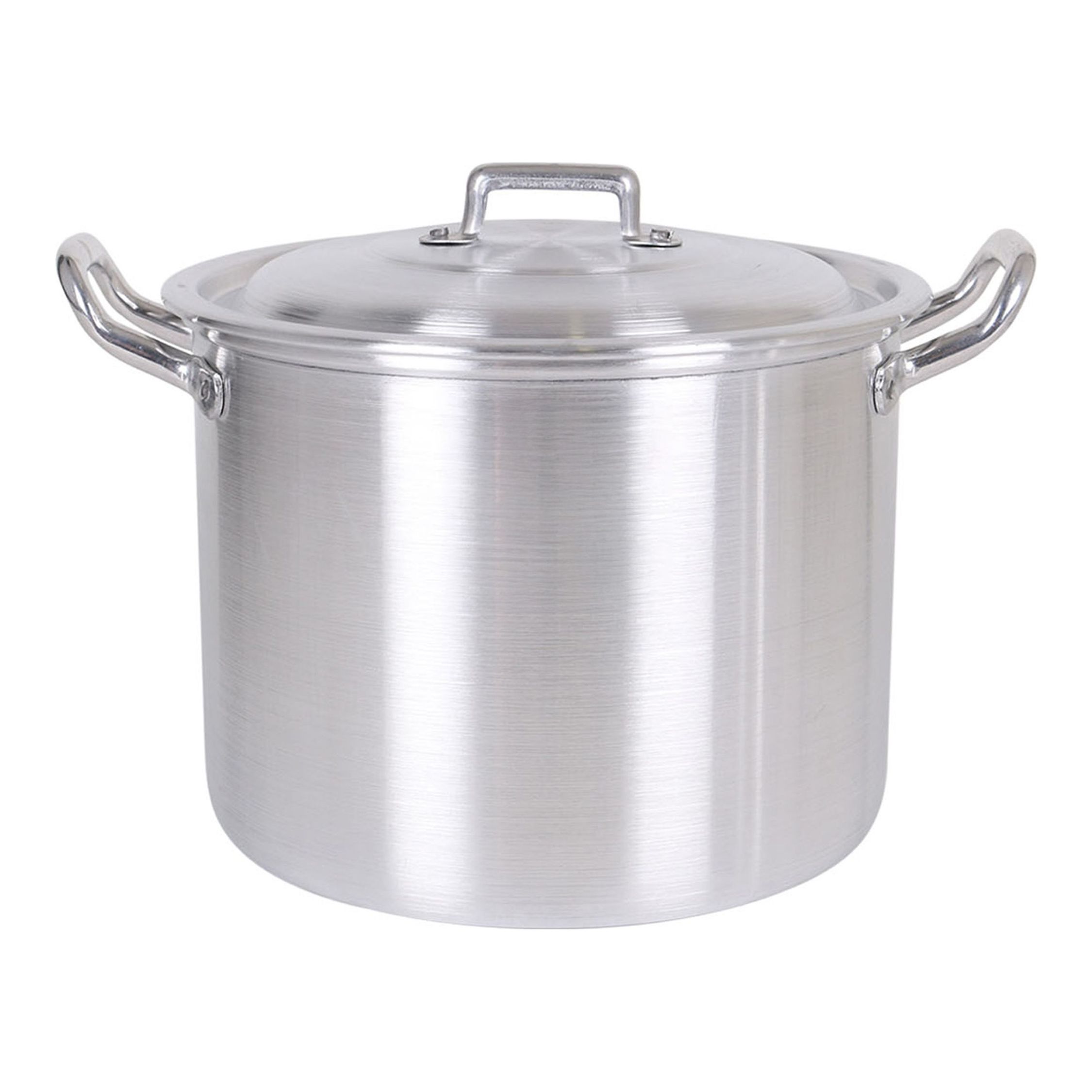 VR - OLLA CON TAPA ALUMINIO 20CM - Olla de Aluminio Resistente y Duradera - Olla de Aluminio para Cocinar de Forma Eficiente - Olla de Aluminio con Tapa Hermética - Olla de Aluminio Versátil para Todo Tipo de Cocina
