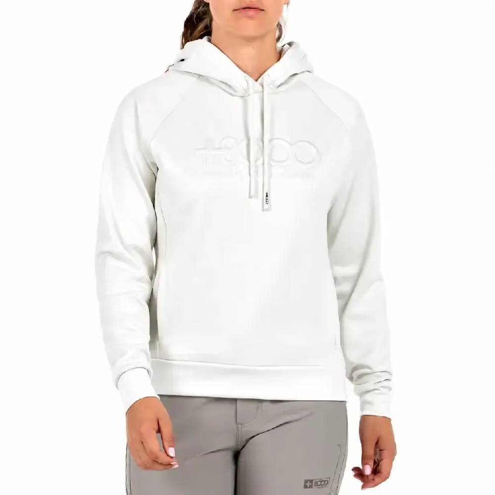 SUDADERA +8000 BEMBI MUJER BLANCO| OUTDOOR MONTAÑA TEJIDO TÉRMICO