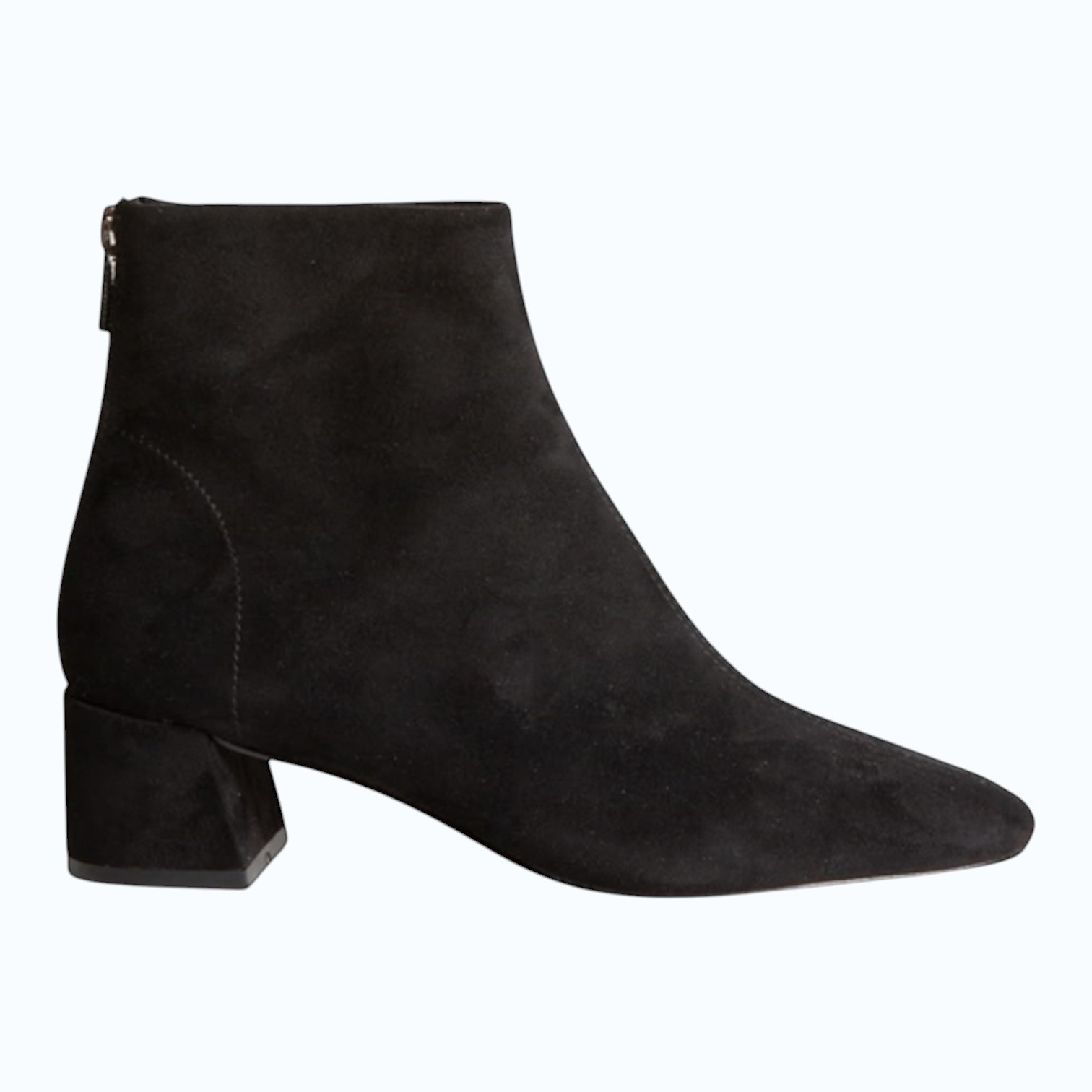 Corina - Botines Corina Basic Icon 6845 11817 de mujer con tacón de 4,5 cm y cremallera trasera en antelina