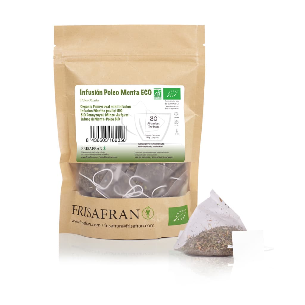Infusión Poleo Menta Ecológica - Granel (g) | Pirámides (uds) - FRISAFRAN