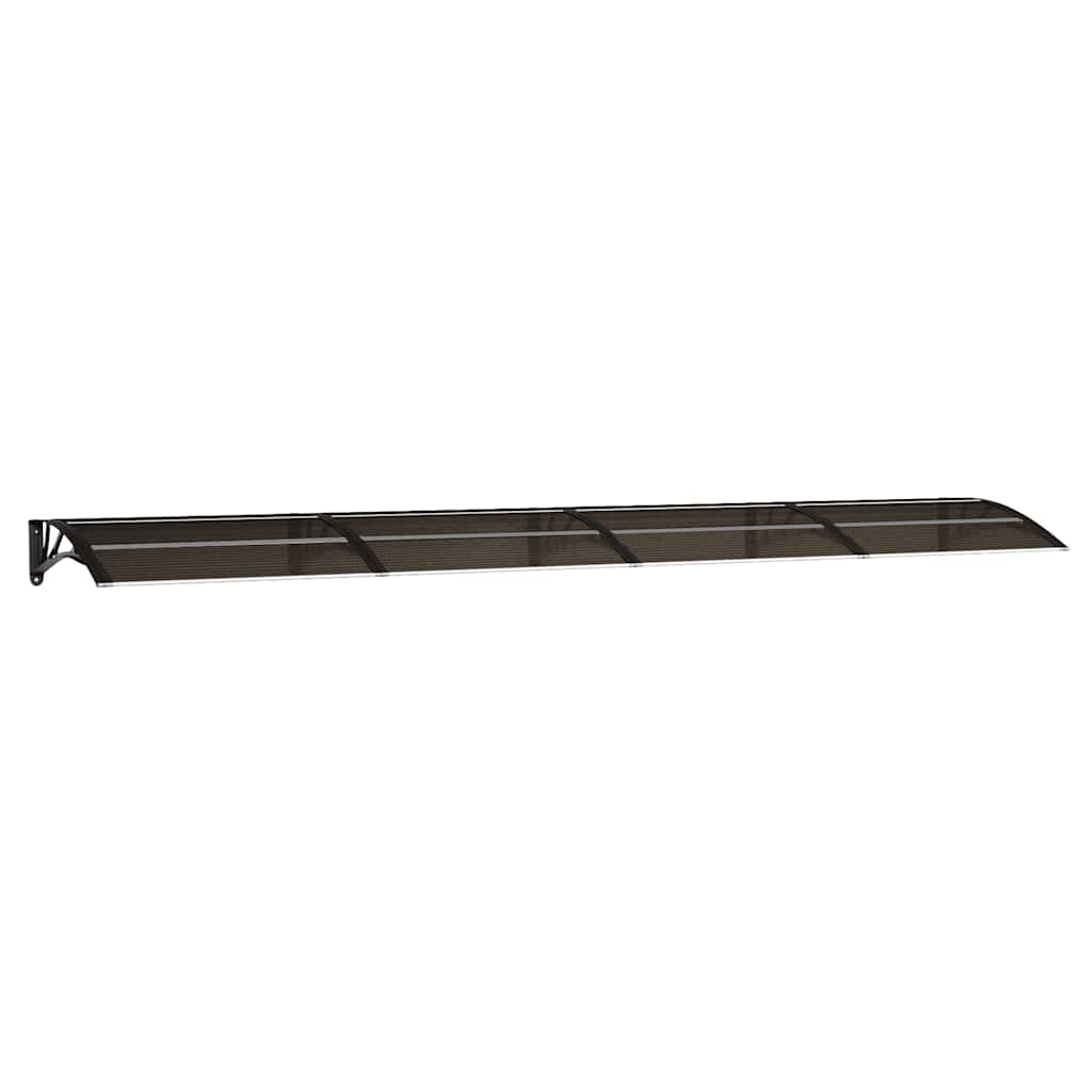 vidaxl marquesina puerta policarbonato 400x75 cm