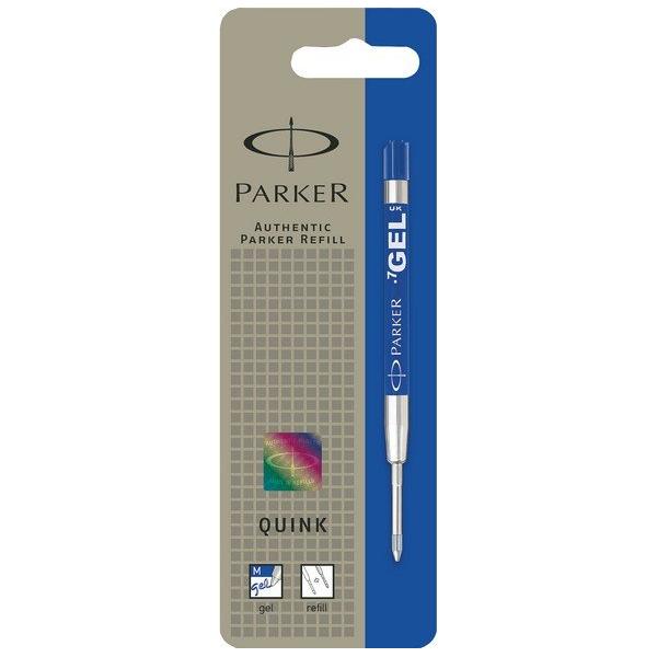 PARKER RECAMBIO BOLIGRAFO PARKER TINTA GEL AZUL CAJA:12 unidades  VARIOS PAPELERIA