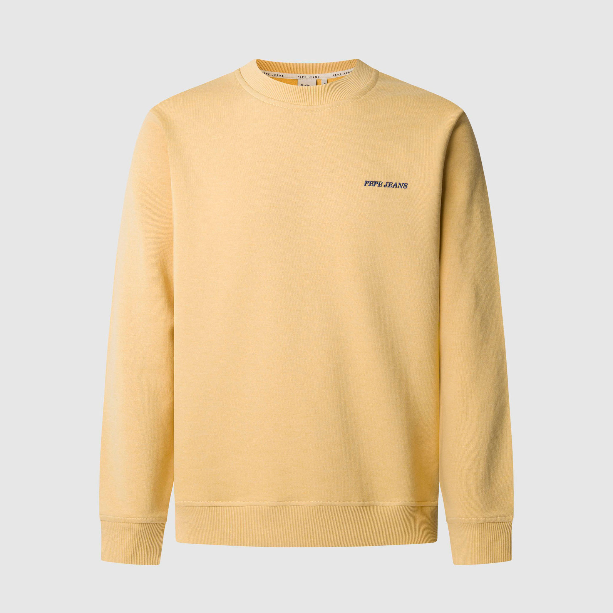 Pepe Jeans Jersey Damian Crew Amarillo PM582754-097 , para Hombre