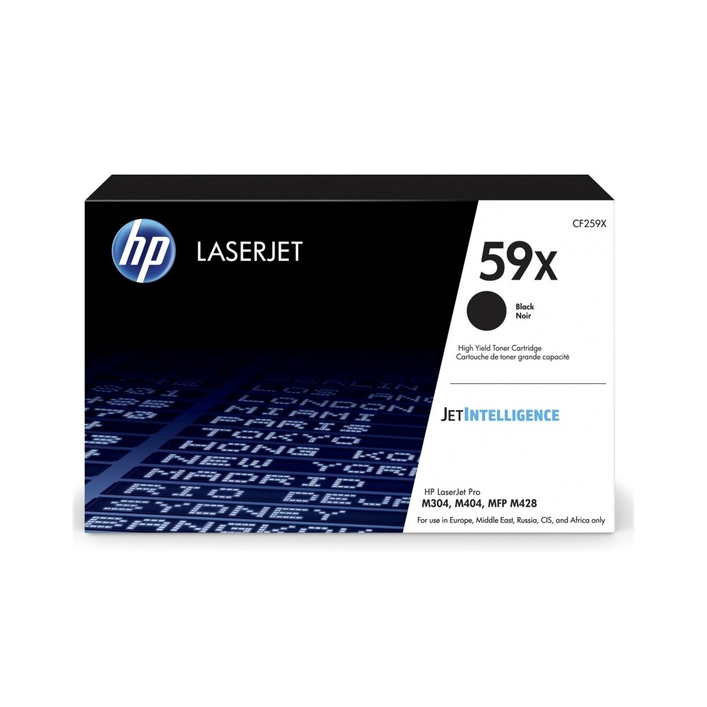 HP Tóner 59X Negro