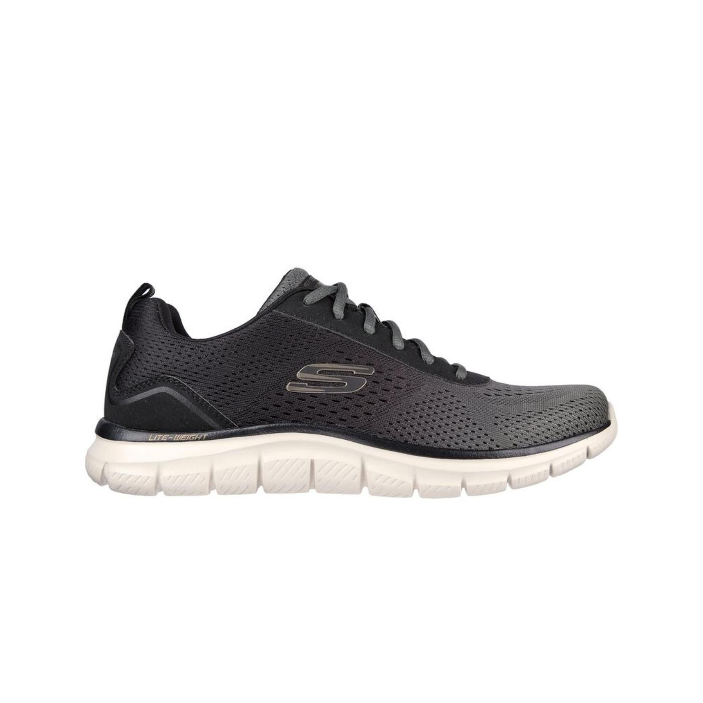 Zapatillas skechers track ripkent negro verde de hombre.