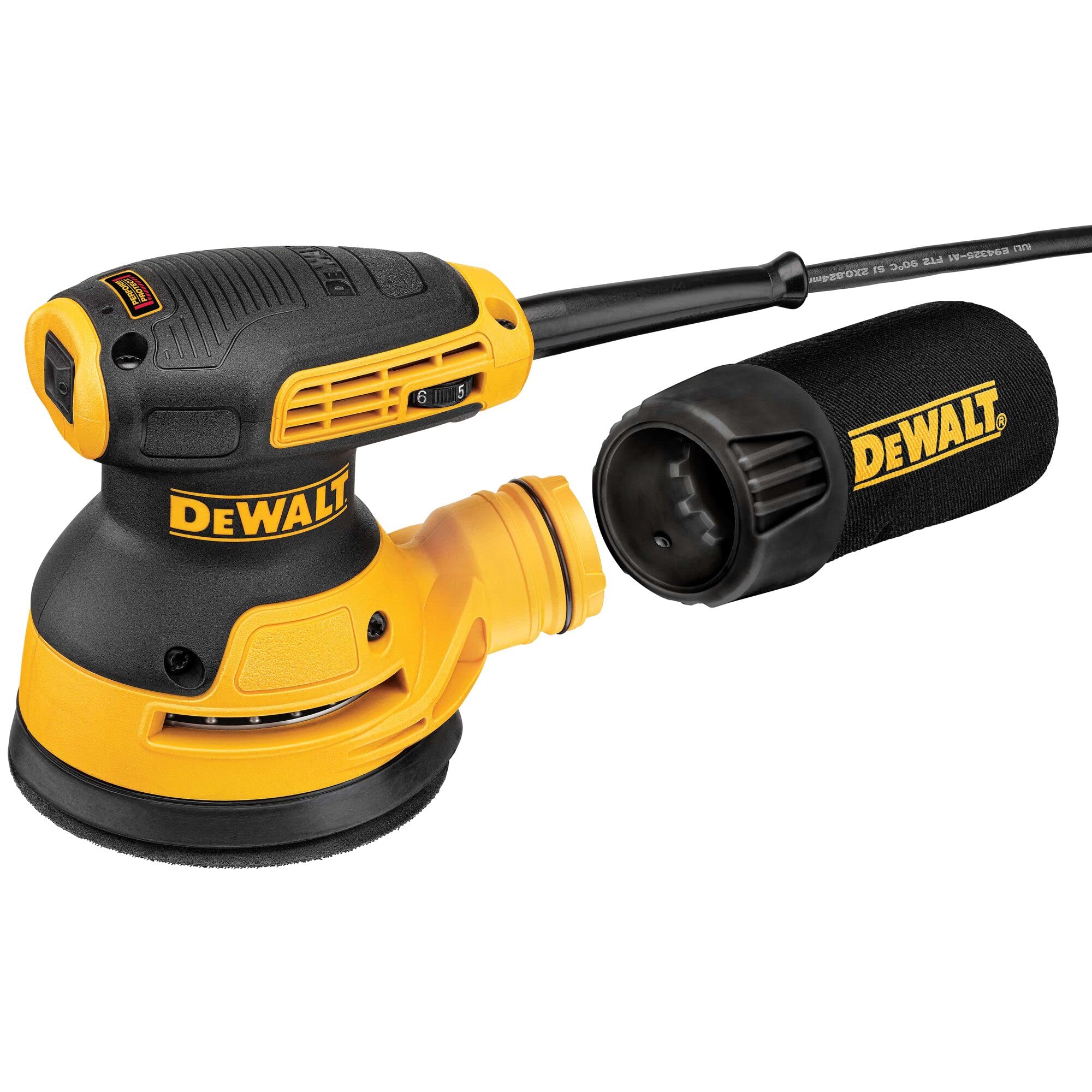 lijadora rotorbital 280w 125mm dewalt