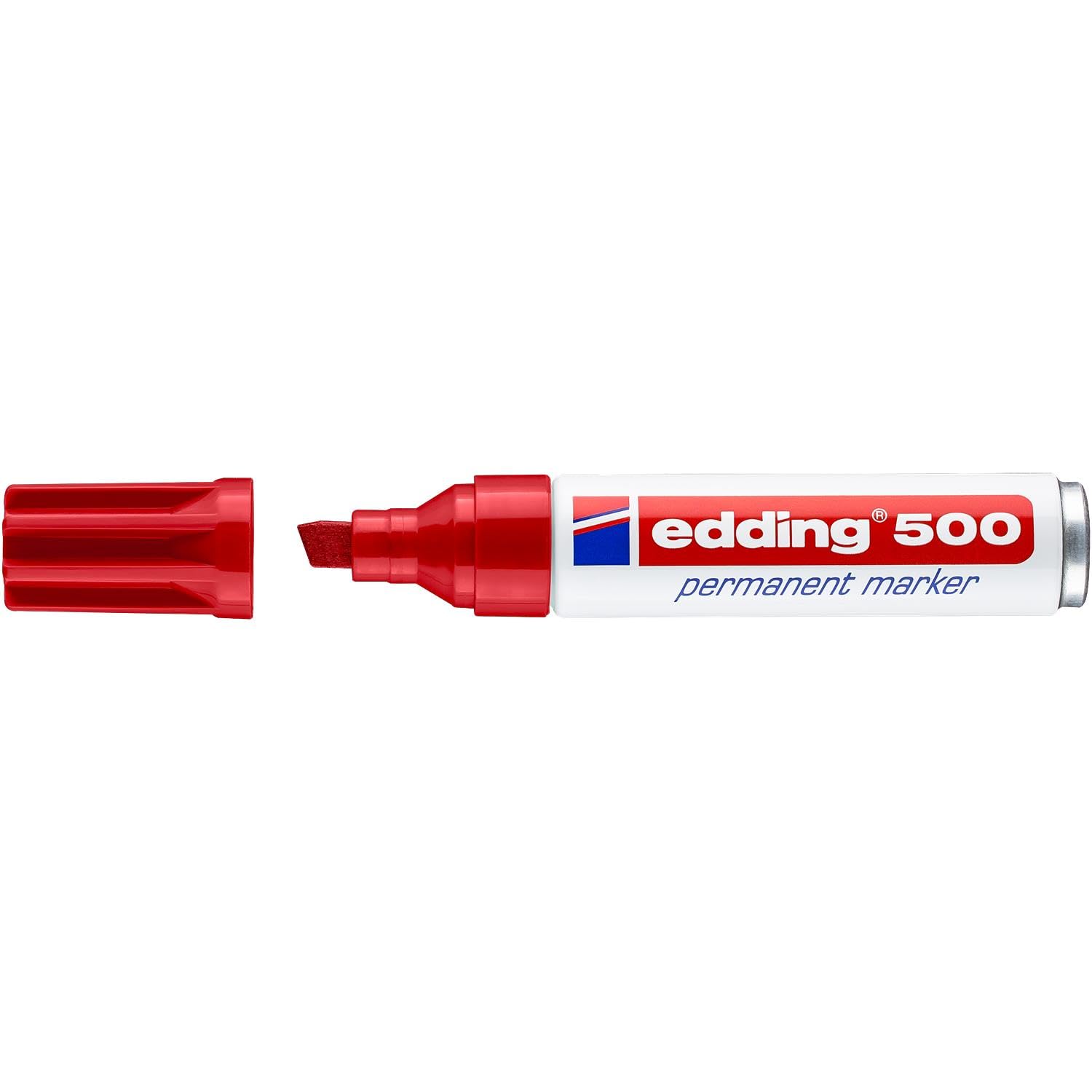 Edding 500 - Marcador permanente (Rojo, Rojo, Amarillo, 2 mm, 7 mm, 10 pieza(s))