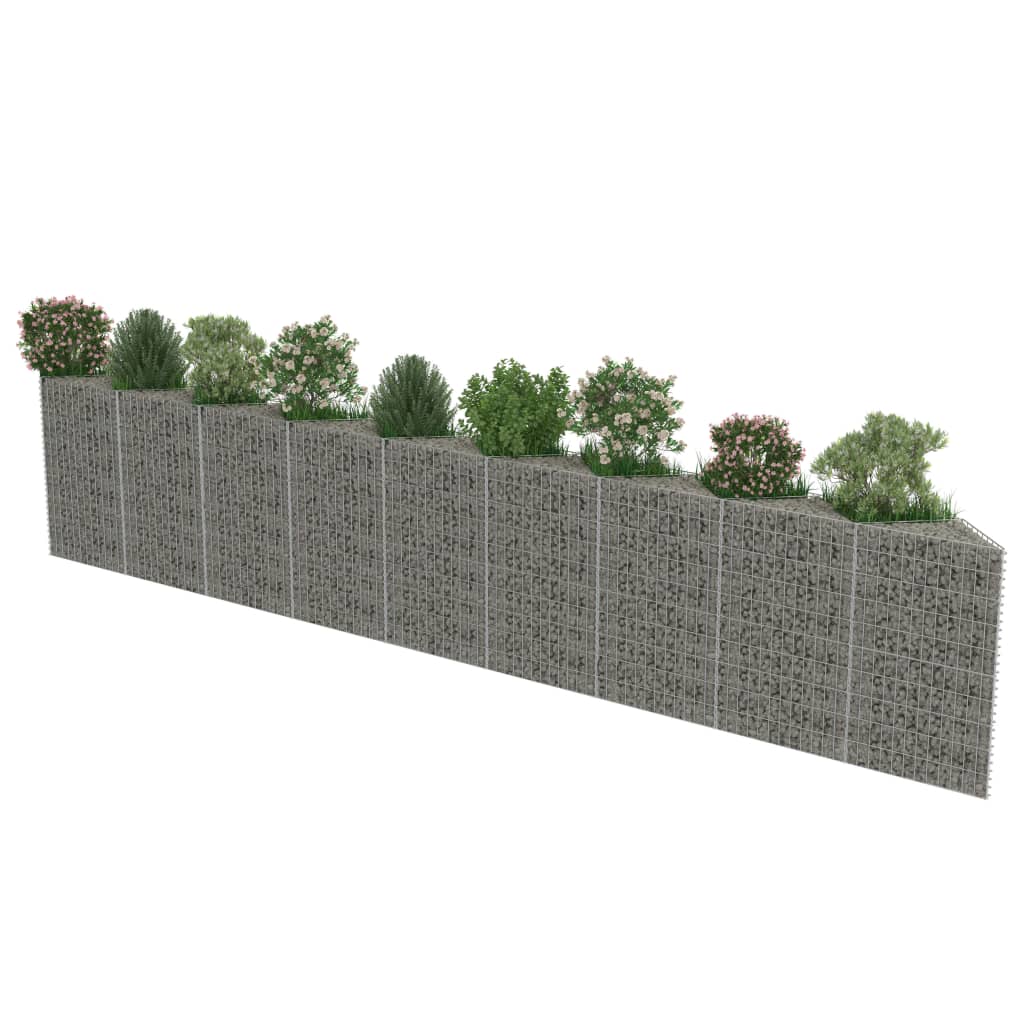 Vidaxl Muro de Gaviones de Acero 450 X 30 X 100 Cm