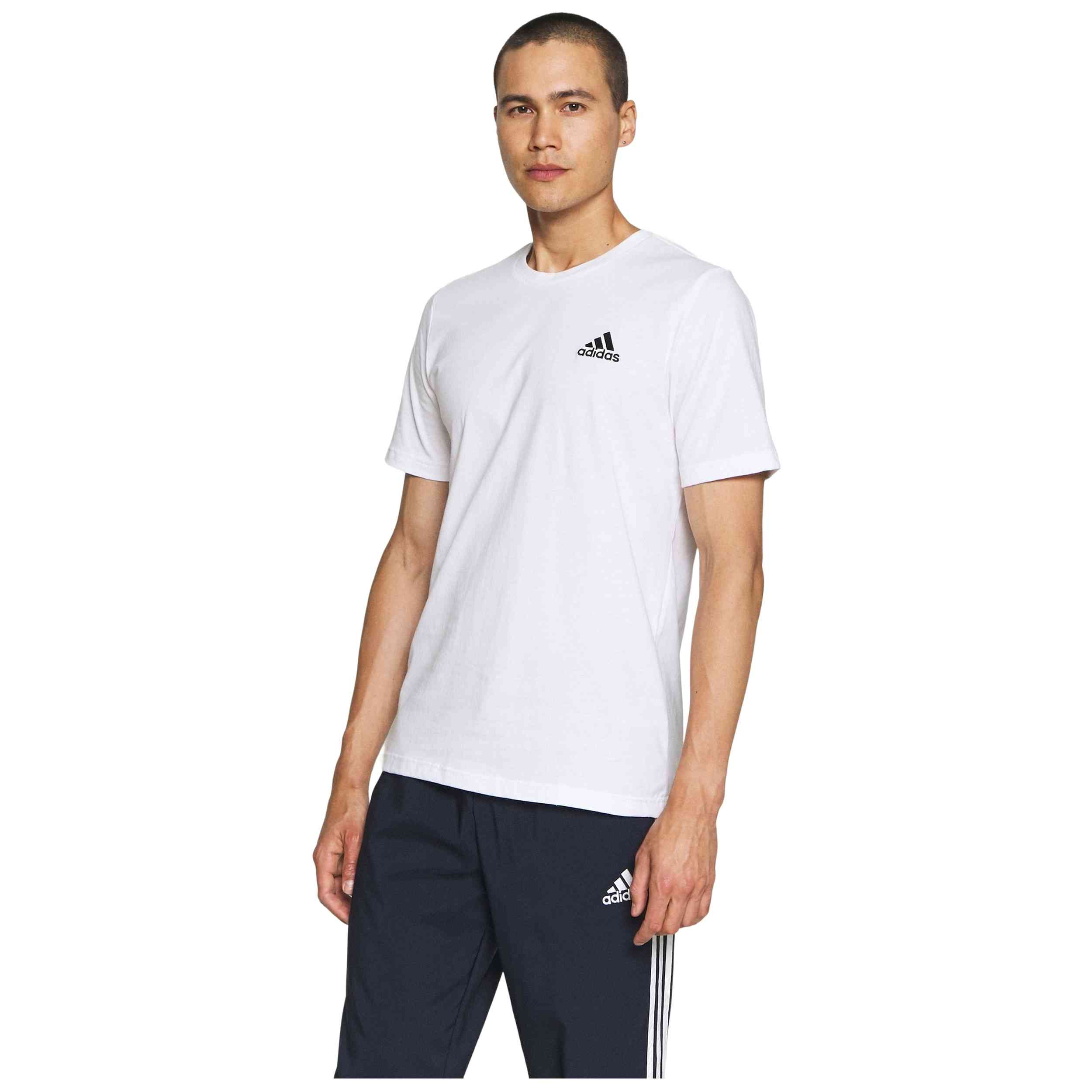 Camiseta De Manga Corta Adidas modelo GK9640 para Hombre en color Blanco