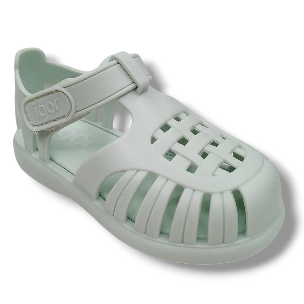 Igor Sandalia Cerrada Cangrejera S10271-026 TOBBY SOLID MENTA calzado niños Summer De Agua ROYALE CORDONETS