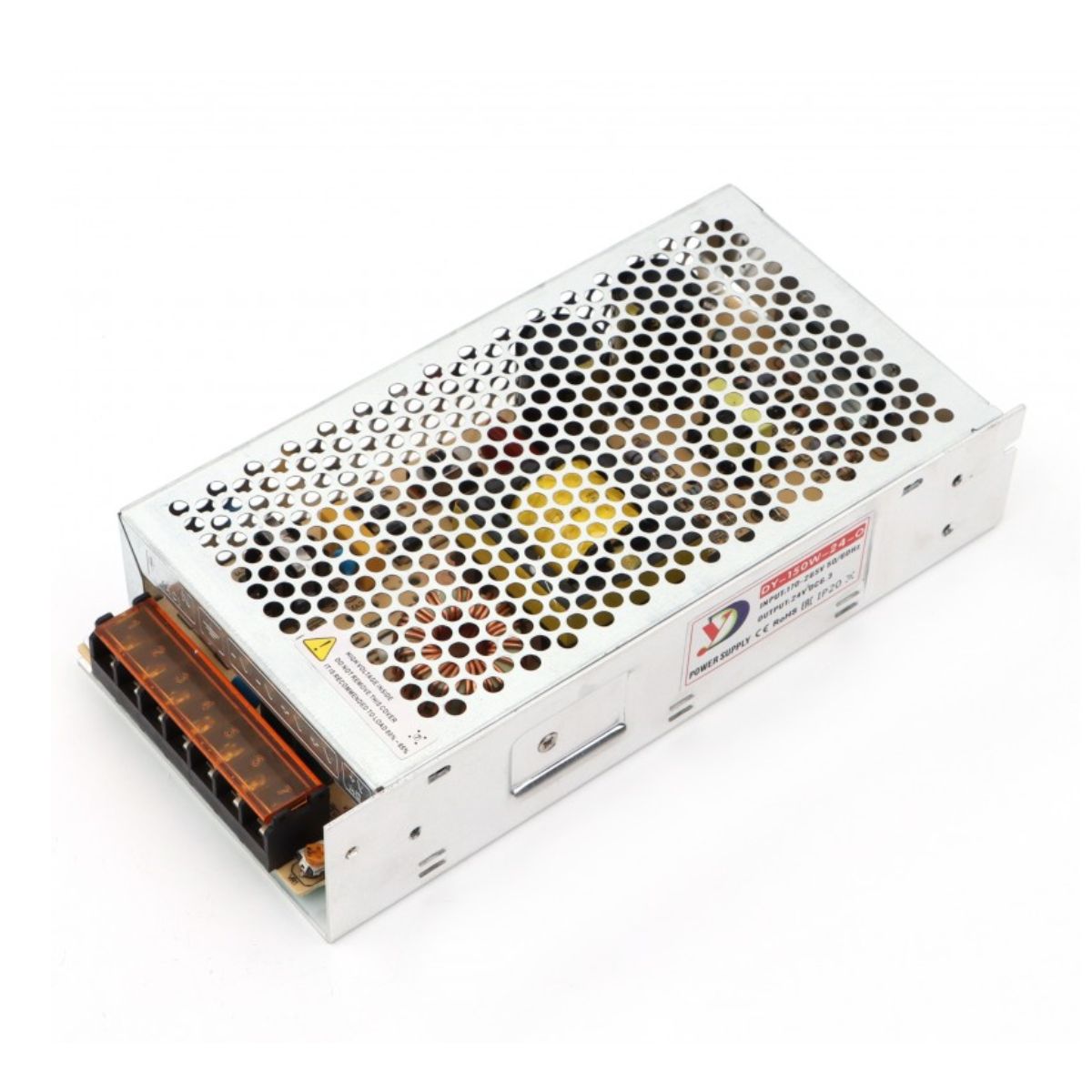 Jandei - Transformador de Alta Calidad para Bajo Voltaje 5V, 12V o 24V - Fuente de Alimentación con Carcasa de Aluminio / Diseño Slim. Modelos de Interior y Exterior para Tiras Led, Neones