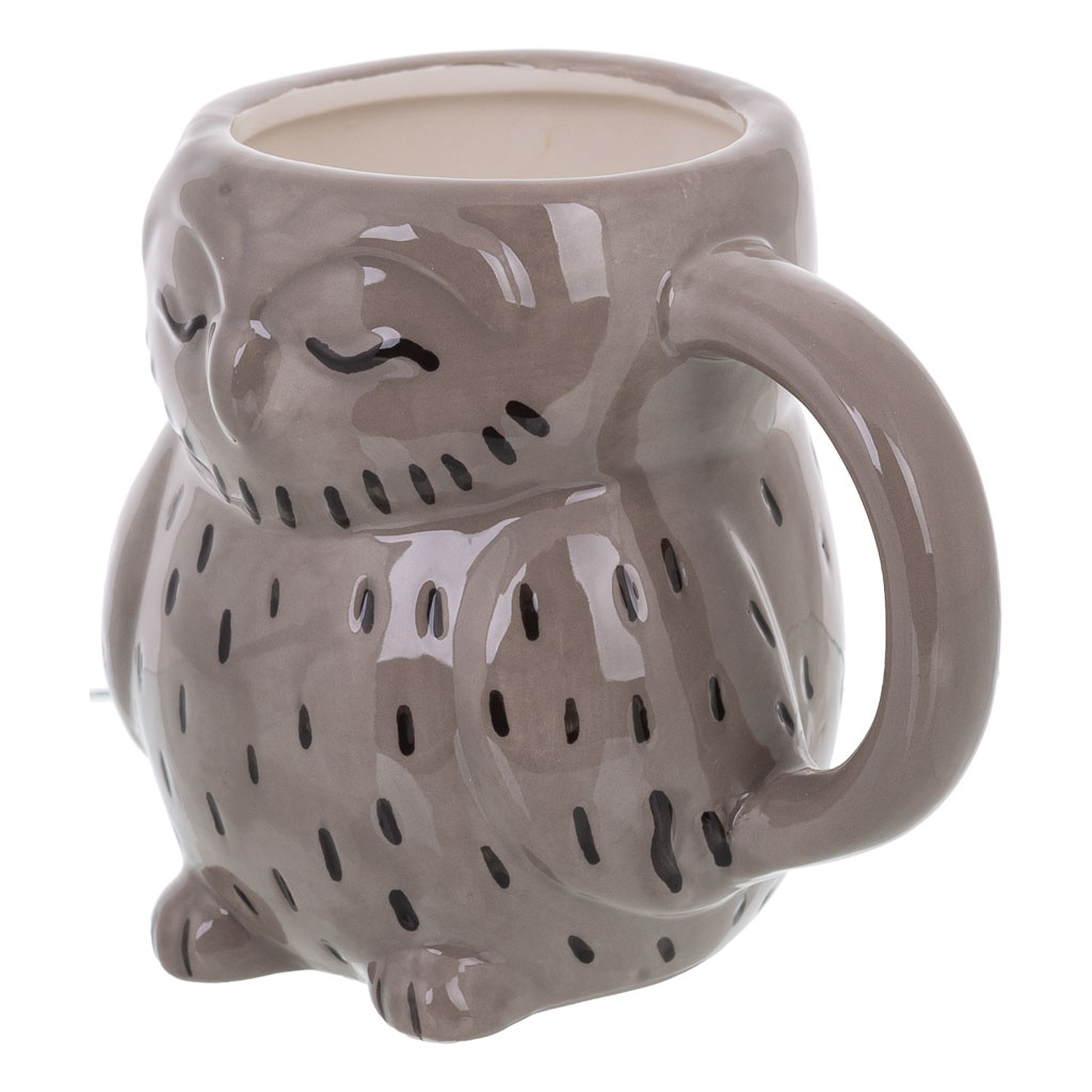 Wonderlust Deco - Taza de desayuno 13x10x9 Gris 13x10x9h cm