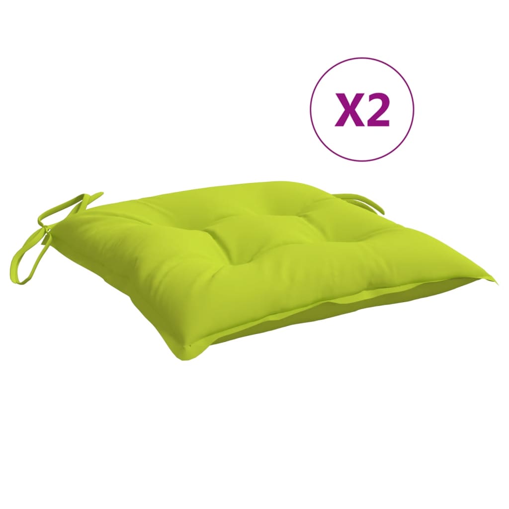 Vidaxl Cojines Sillas de Jardín 2 Uds Tela Oxford 50x50x7 Cm - Antracita
