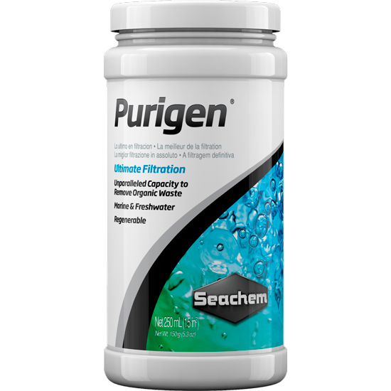Seachem Laboratories Inc Filtro Purigen Seachem 250ml para Acuarios Agua Dulce y Salada