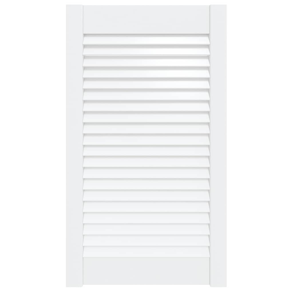 vidaXL Madera Maciza de Pino Puerta Tipo Persiana 69x39,4cm Celosía Rejilla Color Natural, Blanco, y mas