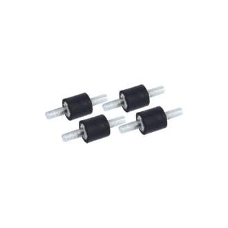CA 4 soportes de goma M8, soportes de bobina de goma antivibración, amortiguadores de bobina (M3 8x8)