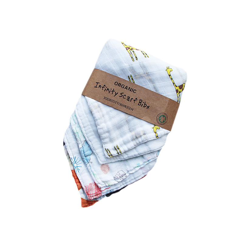 CA Toalla universal de algodón de bambú de 8 capas, 30 x 30 cm, pañuelo para el rostro del bebé, toalla de alimentación para la madre, toalla cuadrada para bebé