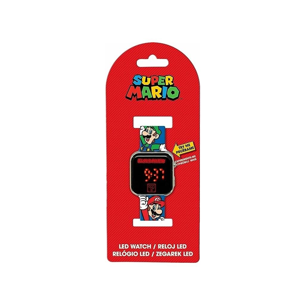 JUGUETILANDIA Reloj LED Super Mario Kids Licensing GSM4236