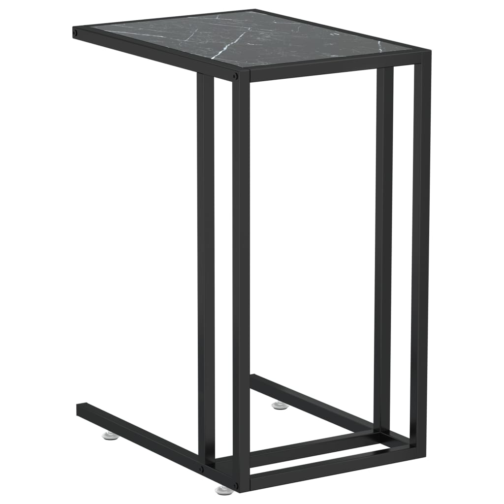 Vidaxl Mesita Ordenador Vidrio 50x35x65cm Dorado y Transparente