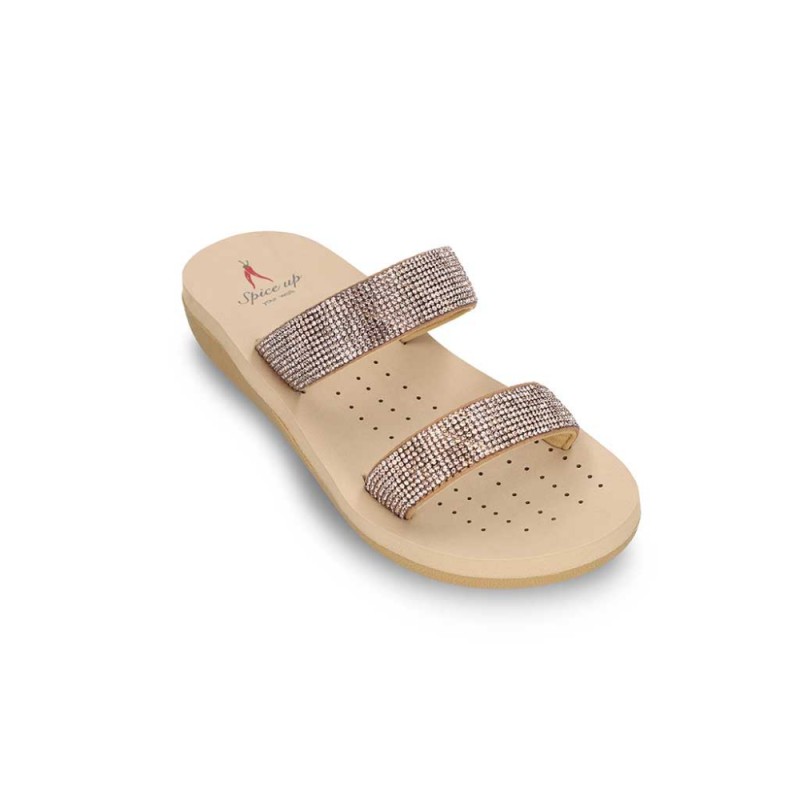 Sandalias Beige Spice Up Sage Preto Beige