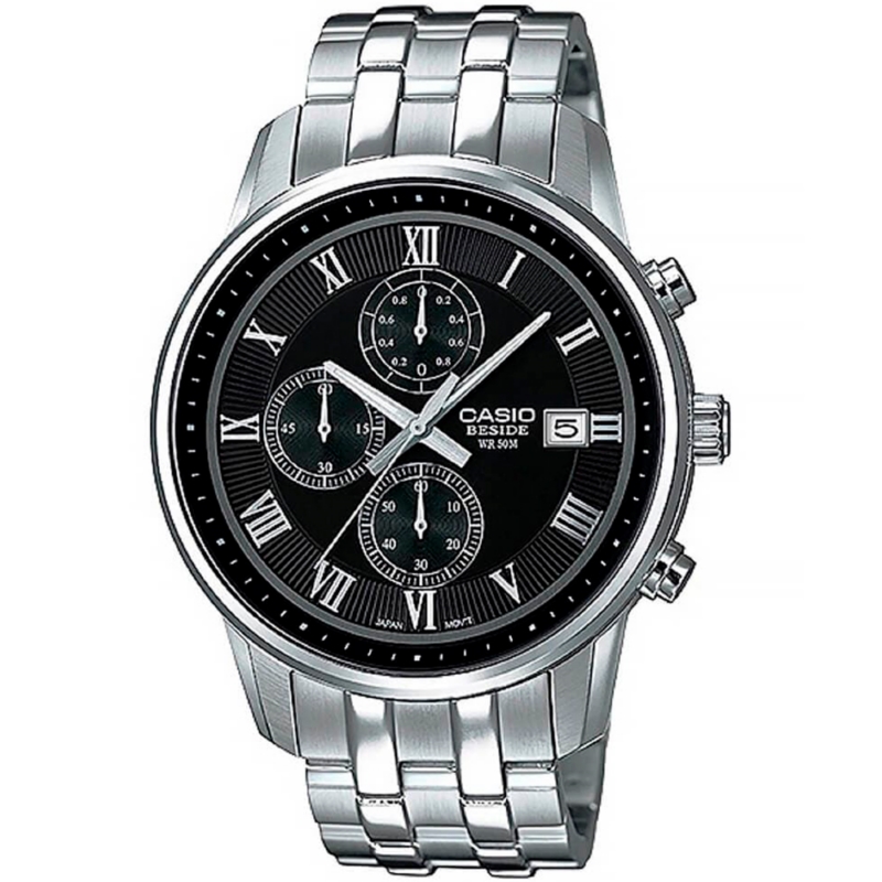 Casio Beside Bem-511d-1avdf Reloj De Pulsera Analógico Para Hombre Color Negro