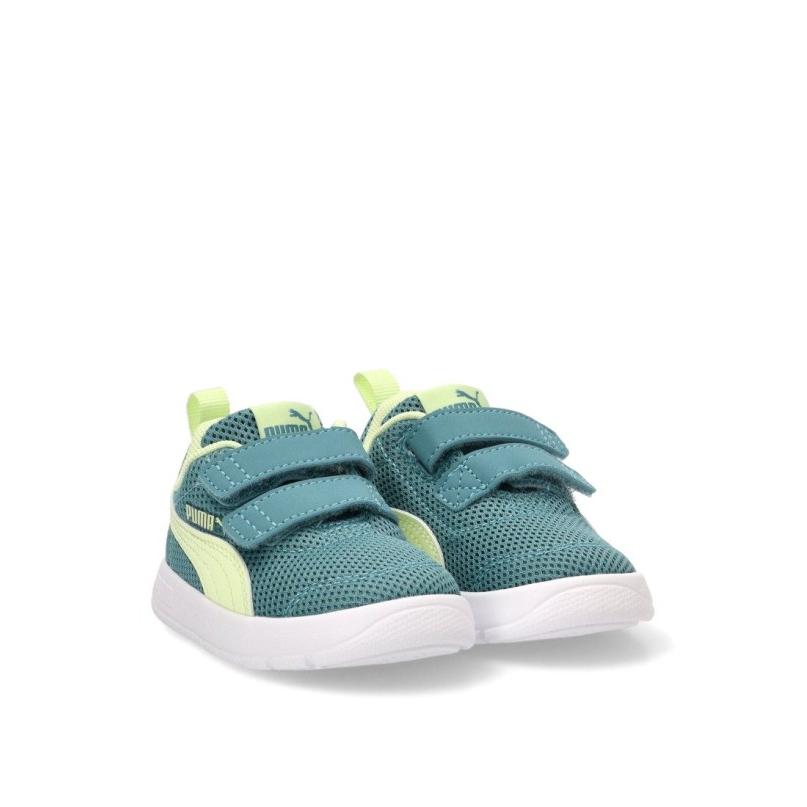 Zapatillas Casual Puma Pristis - Niño - Suela Plana - Modelo 398086 - Color Verde