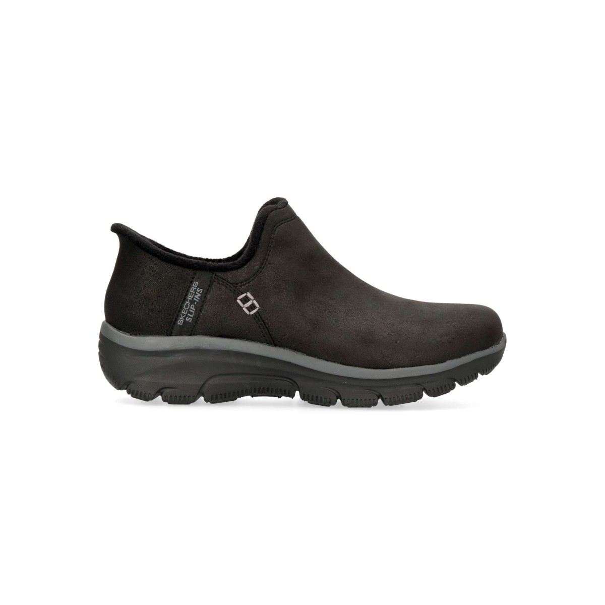 Skechers - Botín Slip-ons Relaxed Fit Easy Going Modern Hour para mujer con sistema Heel Pillow y plantilla Air-Cooled Memory Foam™