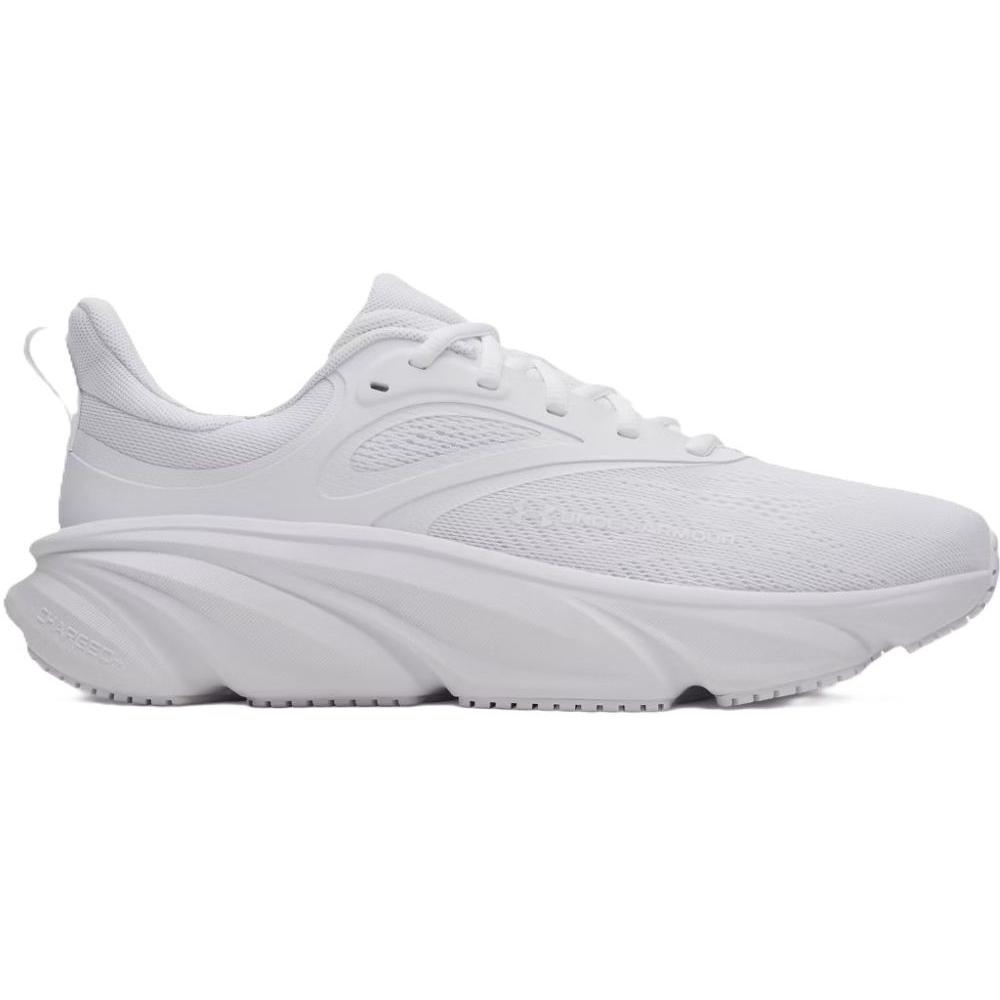 Under Armour - Zapatillas de running UA Rogue 6 para hombre con amortiguación Charged+, suela de goma y parte superior de malla reciclada
