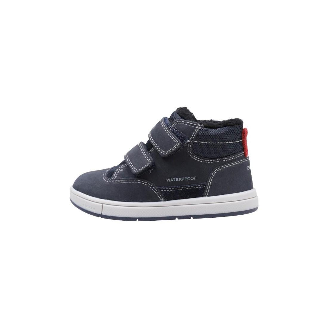 Geox B TROTTOLA BOY WPF A ZAPATILLA DEPORTIVA VELCRO bebé niño (hasta talla 30) Azul