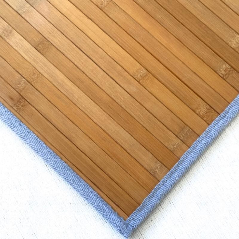 Alfombra de Bambú para Interior ALFOMBRAS CONFORT, Diseño Natural, Base Antideslizante y fácil mantenimiento