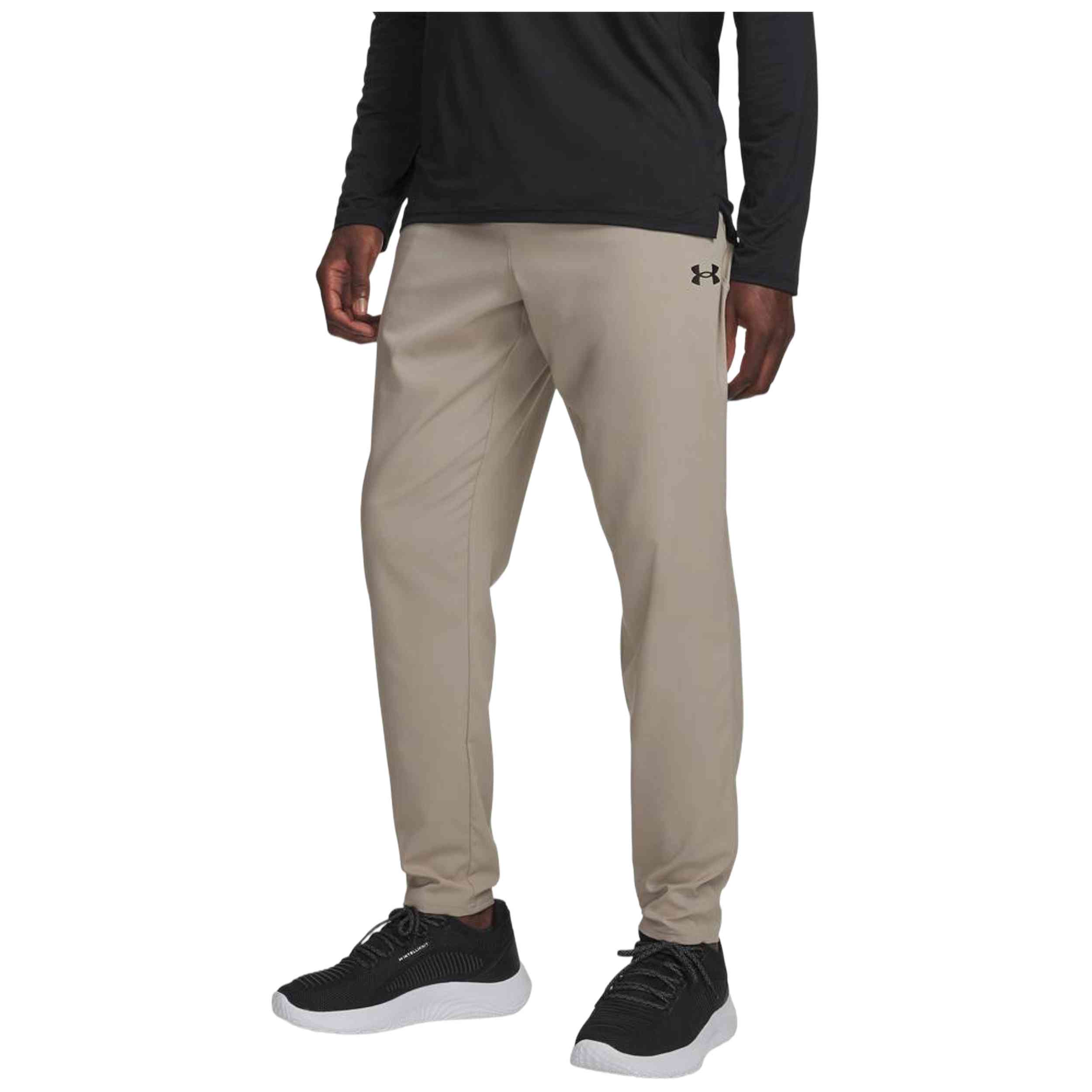 Pantalon Largo Under Armour modelo UA Vanish Training "Timberwolf Taupe / Ultimate Black" para Hombre en color Marron