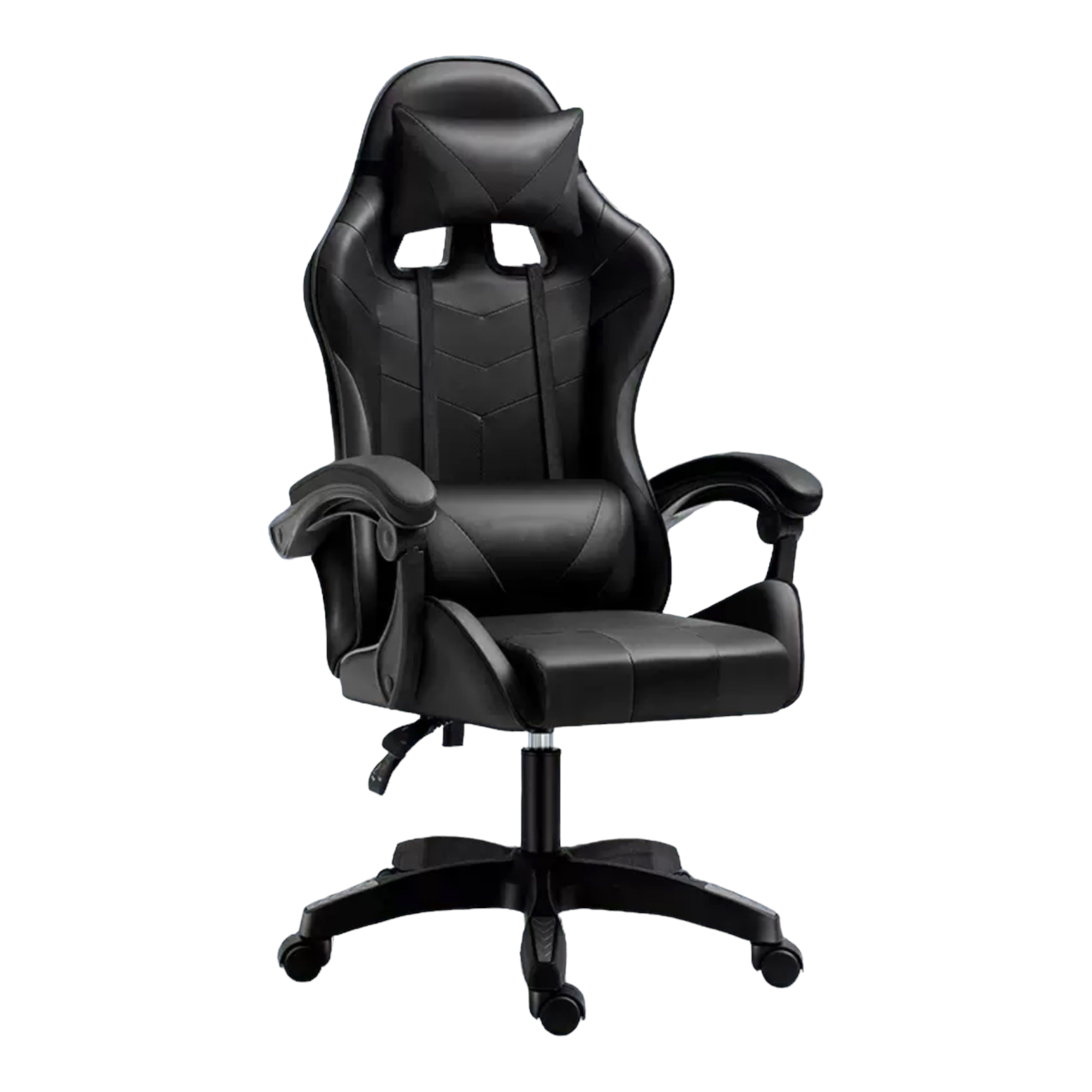 Silla Gaming para Escritorio, Oficina y Juegos Online Giratoria. Silla Cómoda de Altura Ajustable para Gaming ergonómica, de piel sintética.Silla racing de gaming videojuegos y de oficina. Es ergonómica y con diseño moderno. (S001 7490 8490 )
