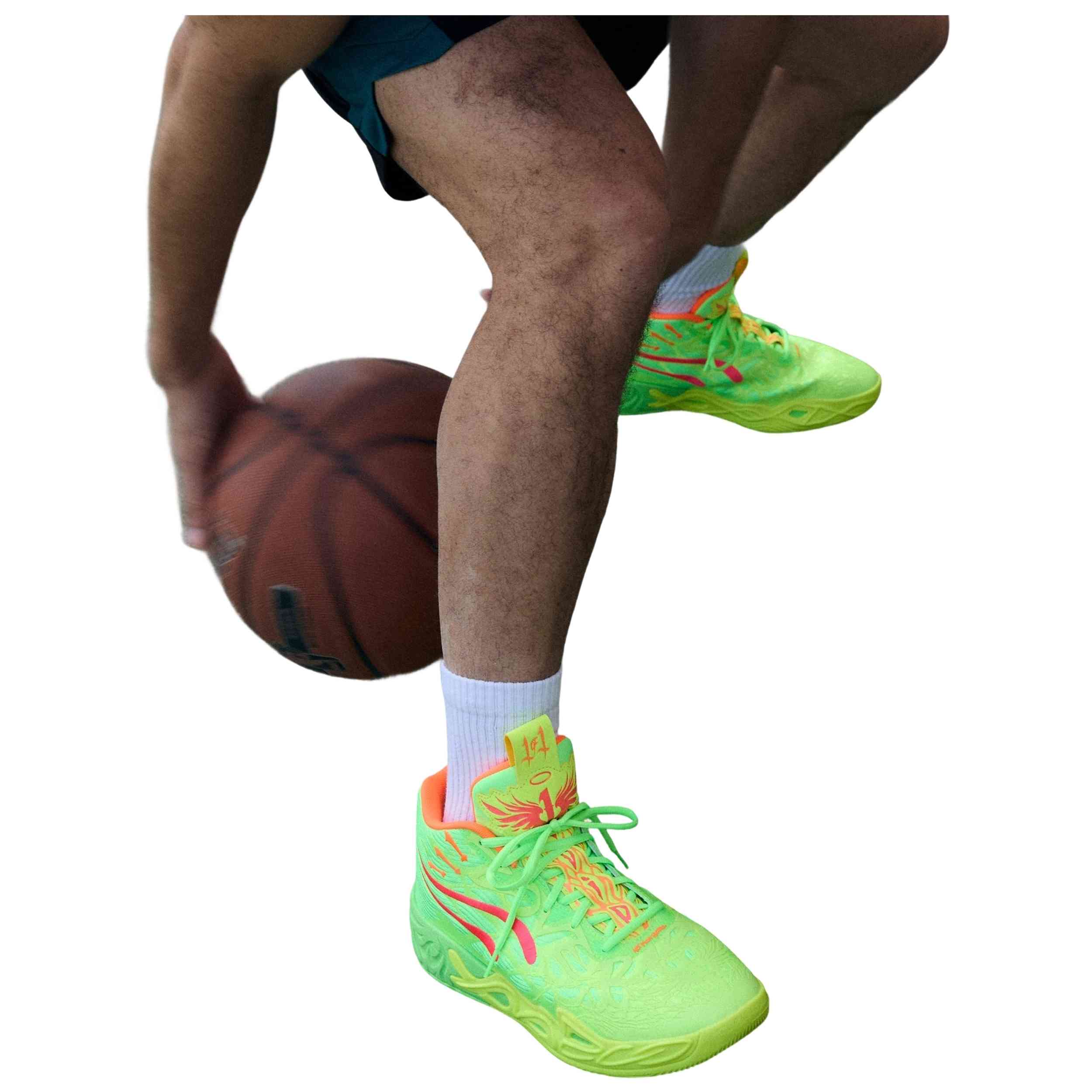 Zapatillas De Baloncesto Puma modelo 311421-01 para Hombre en color Neon