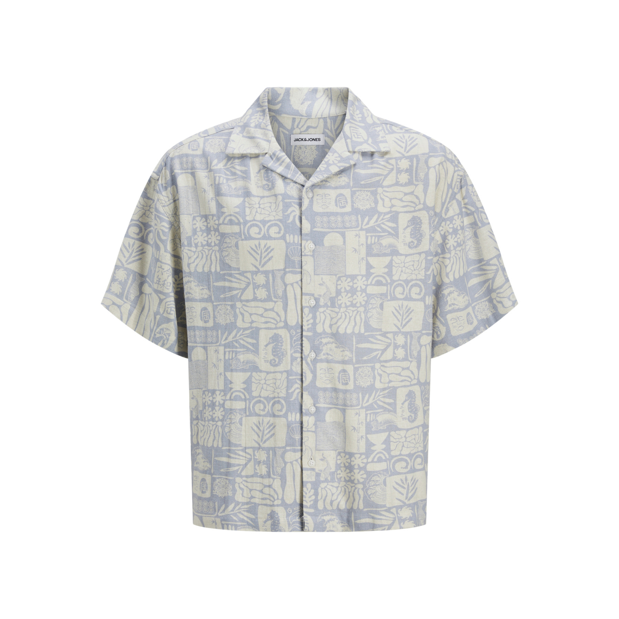 JACK & JONES Camisa Casual de Vestir Elegante Hombre 12269199