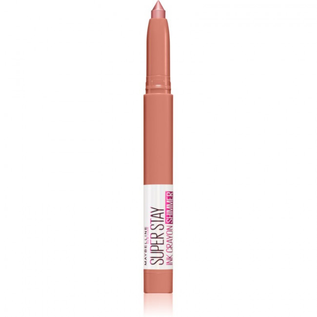 Maybelline New York, Superstay Ink Crayon Birthday Collection, Acabado Mate Cremoso, Larga duración hasta 8H, con partículas de brillo, Tono 185 Piece of Cake
