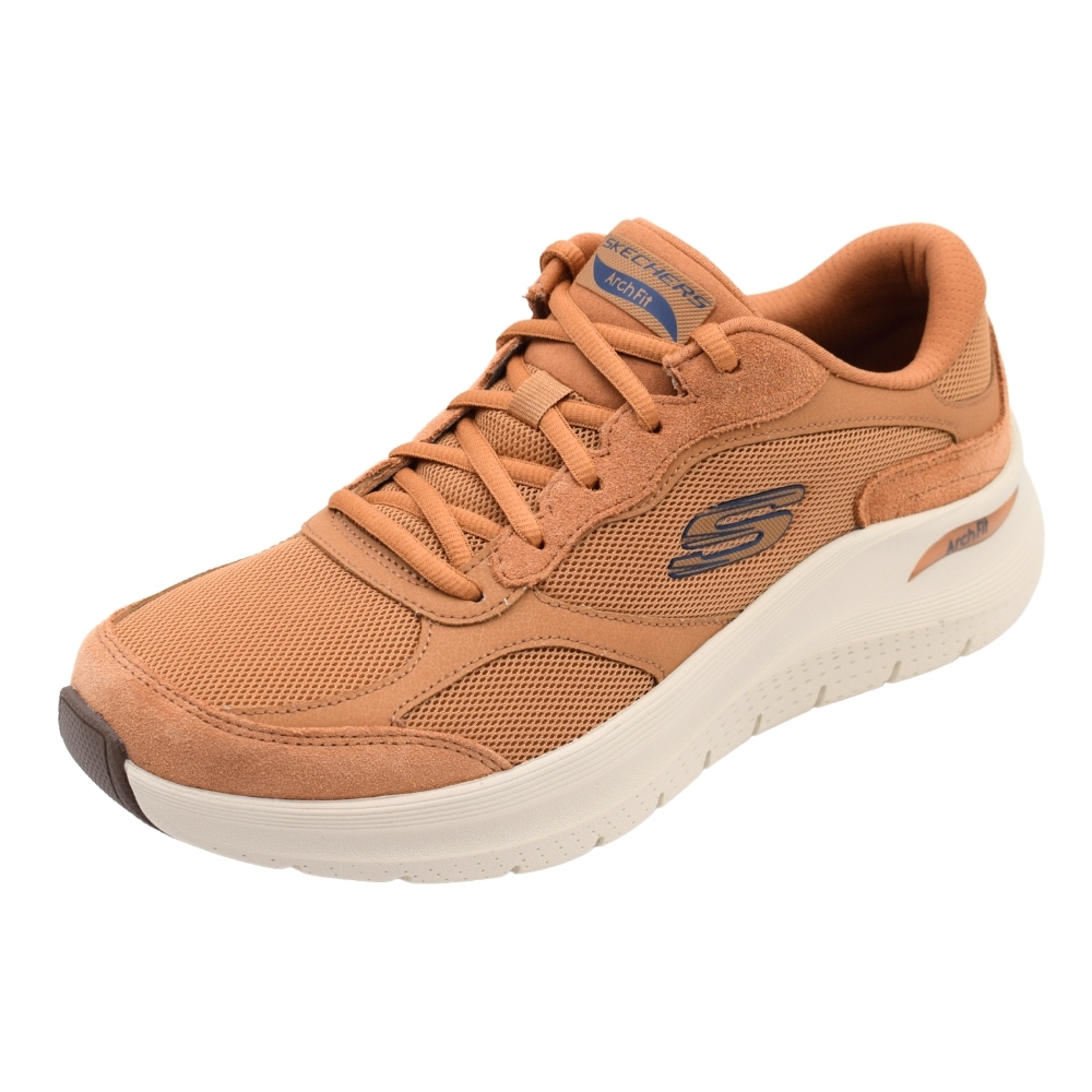 Deportivos Skechers Arch Fit 2.0 - The Keep Para Hombre, Color Marrón Whiskey