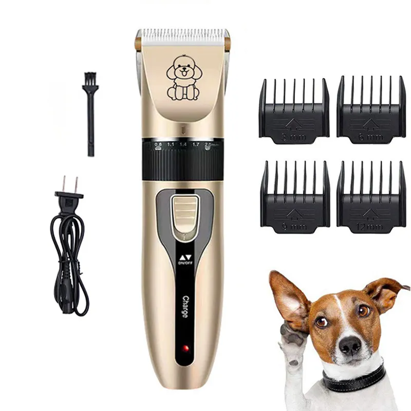 OmHome Portable Pet Hair Remover Chipper Grooming Electric Waterproof Shaver Multi-Functional Cat Dog Hair Trimmer