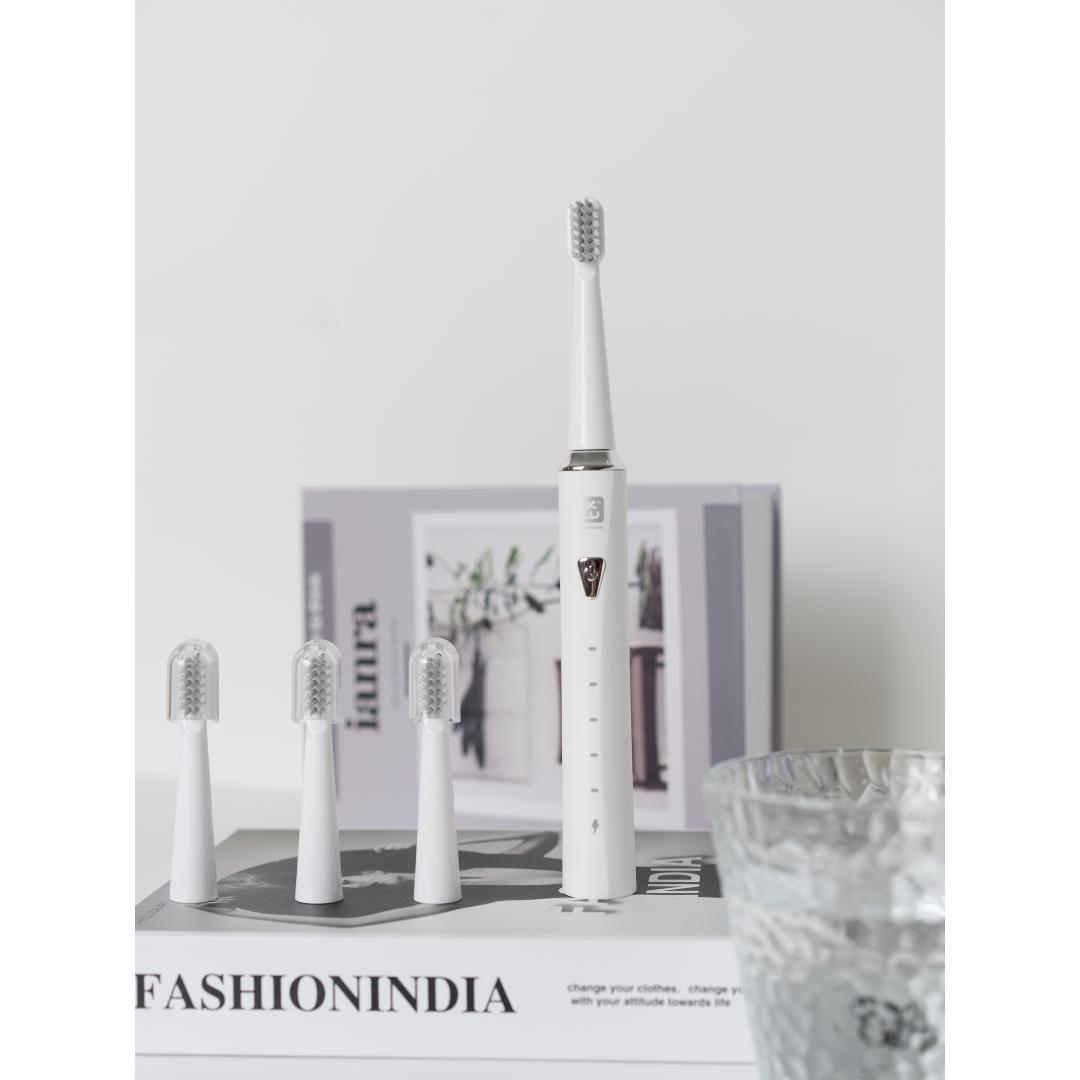 Cepillo de Dientes Eléctrico |Hasta 50 días por carga completa, 38,000 vibraciones sónicas por minuto, Limpieza avanzada con 5 modos personalizados, ideal para eliminar placa, cuidar encías y mejorar el brillo de tus dientes al mejor precio - Extrahouse
