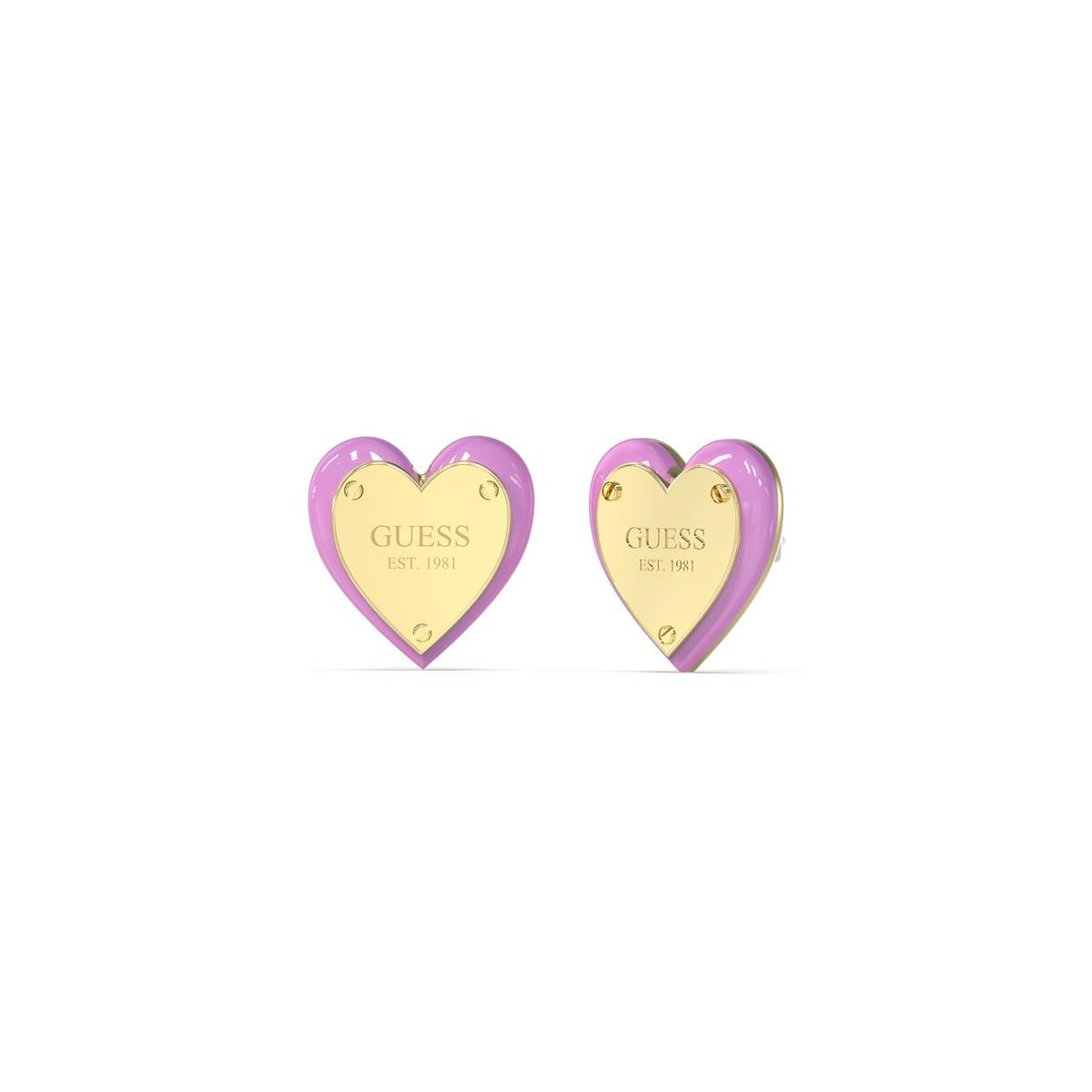 Guess Pendientes Mujer All You Need Is Love De Acero Dorado Jube04207jwygpkt-u