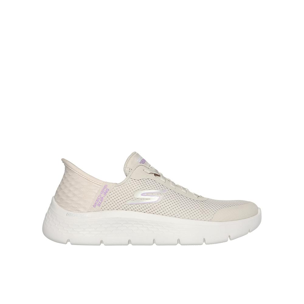 Skechers Flex - Grand Entry Zapatillas deportivas para mujer beige en textil y sintético 86551