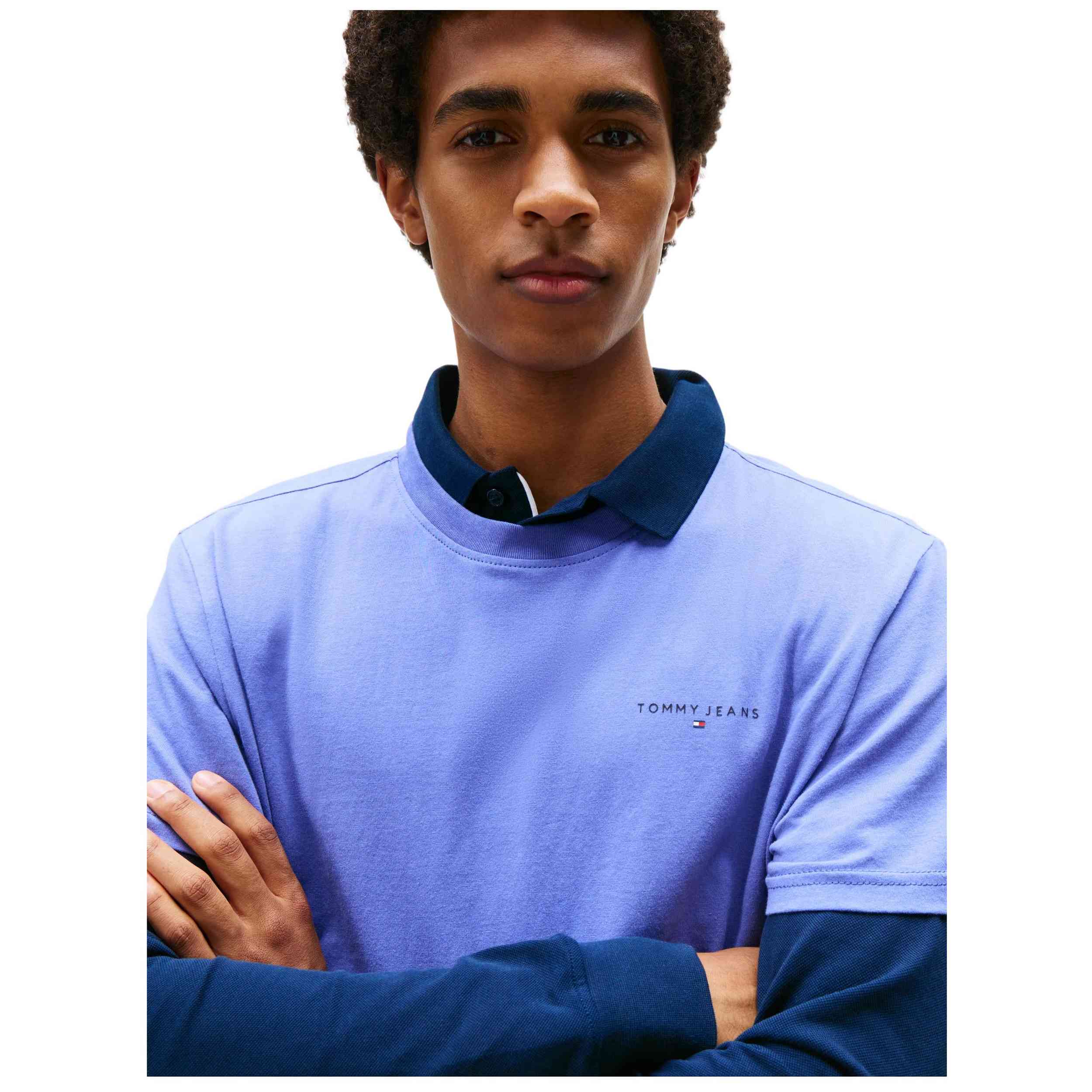Camiseta De Manga Corta Tommy Hilfiger para Hombre en color Azul