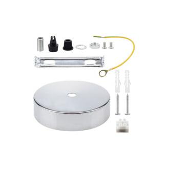 CA Placa de sujeción flexible para cable colgante de roseta de techo para luminaria de 100 mm Elija Lámpara colgante Juego completo Cromo