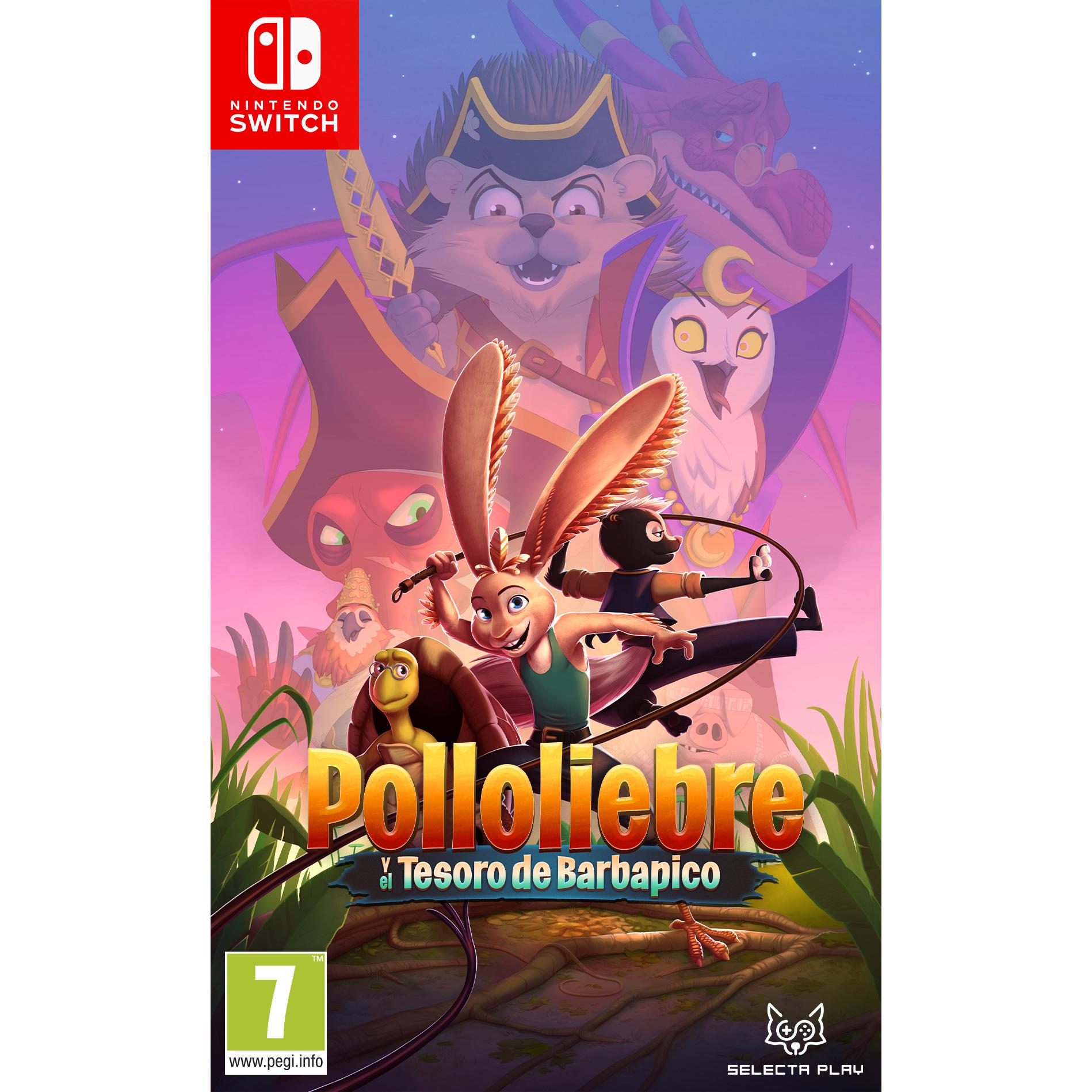 Polloliebre y el Tesoro de Barbapico - Nintendo Switch - Nuevo precintado - PAL España