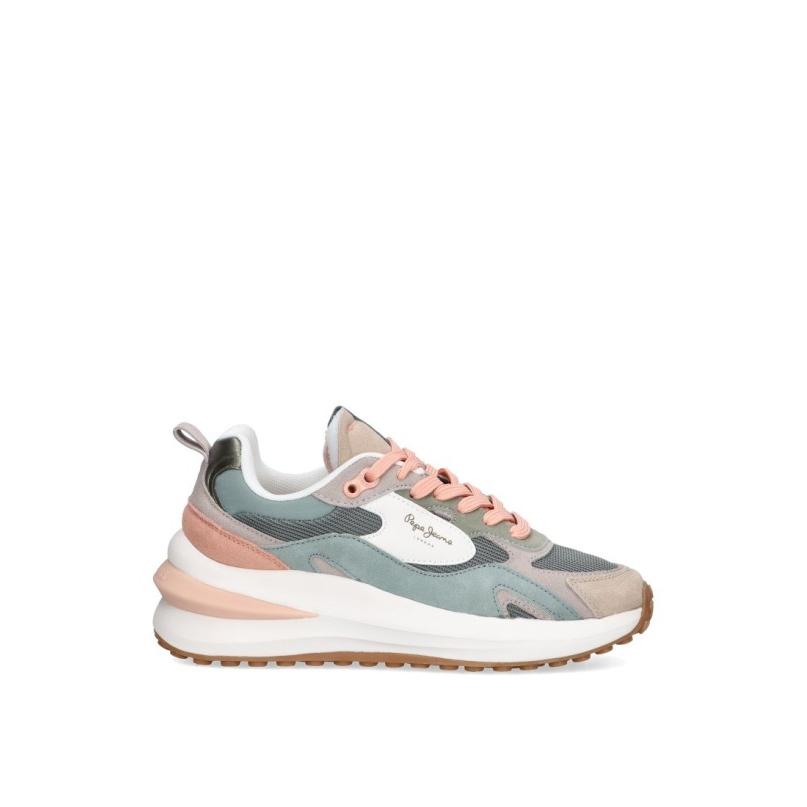 Zapatillas Casual Pepe Jeans - Mujer - Suela Plana - Modelo Pls60013 - Color Multicolor