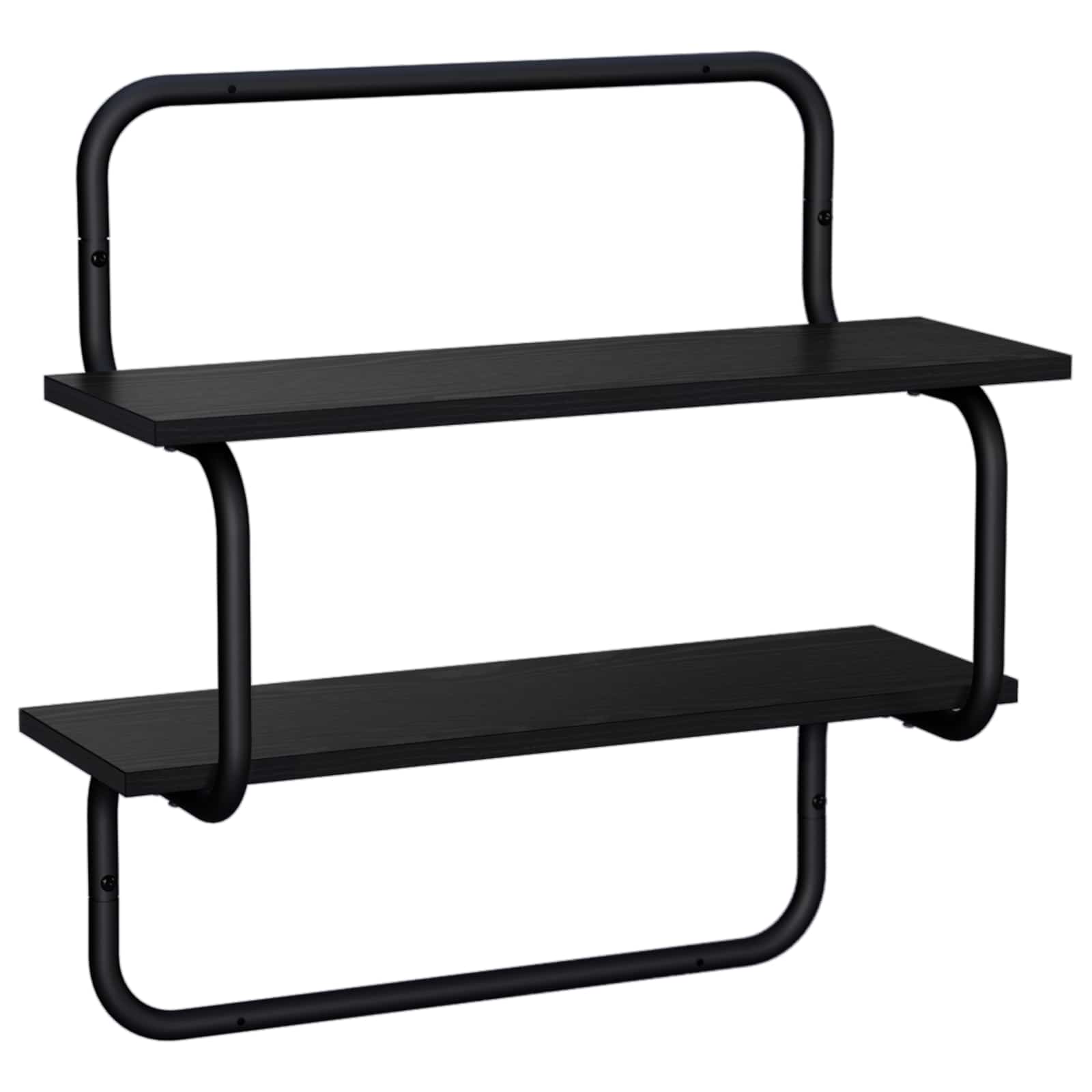 vidaXL Estante de pared de 2 niveles  80 x 24,5 x 61 cm Multicolor